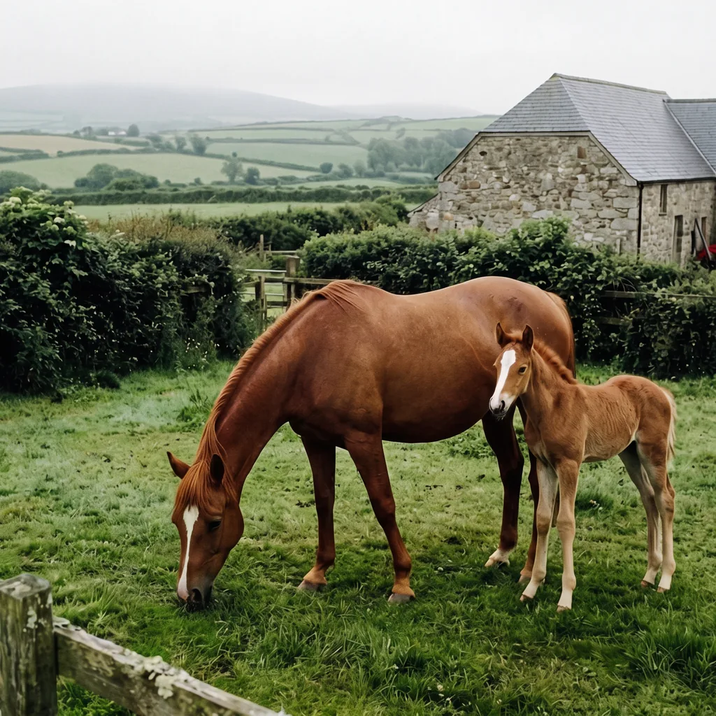 Élevage de chevaux au Élevage du Lak, Bussière-Galant